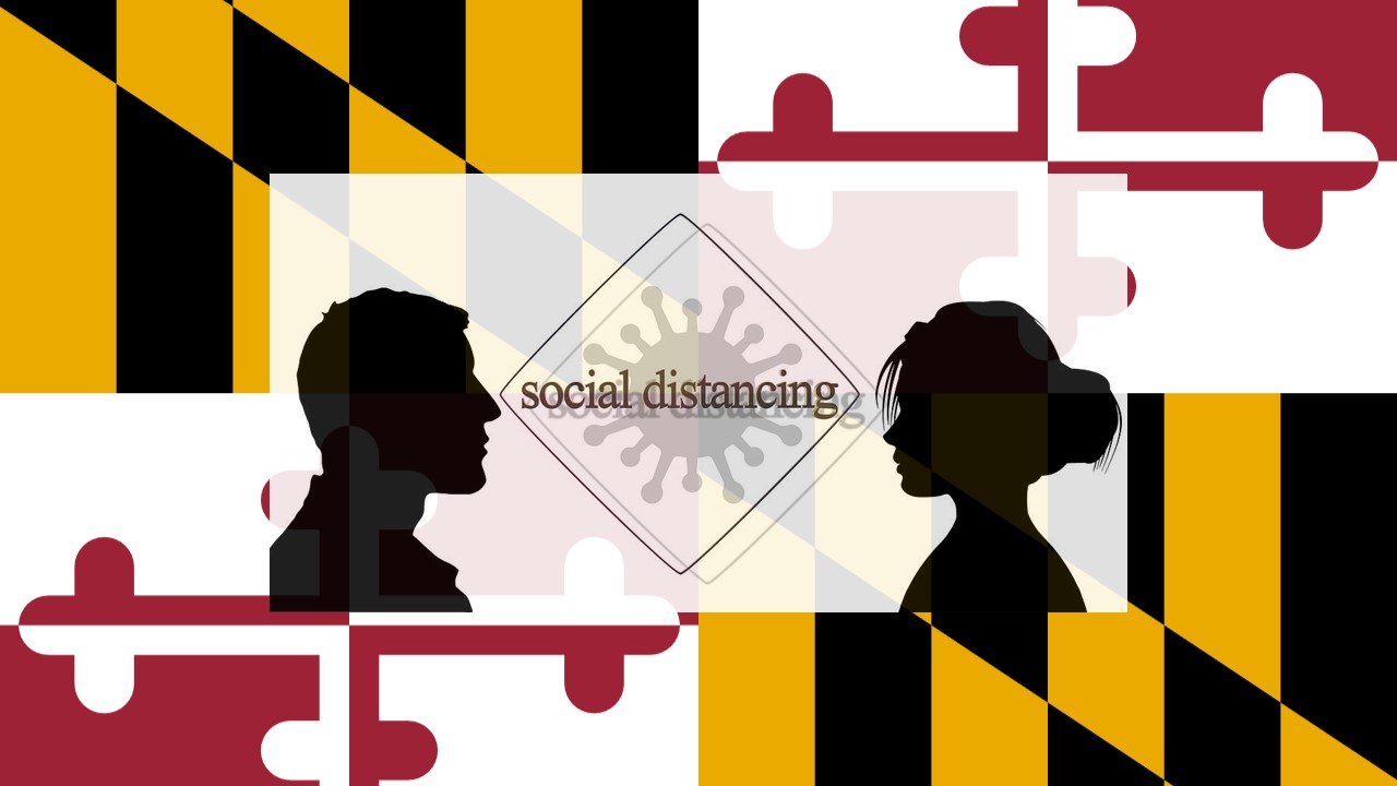 social-distancing-MD-flag